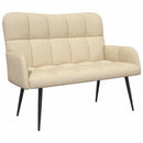 2-personers sofa Cremefarvet 115 x 61 x 87 cm Stof
