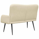 2-personers sofa Cremefarvet 115 x 61 x 87 cm Stof