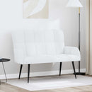 2-personers sofa Hvid 115 x 61 x 87 cm Stof