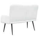 2-personers sofa Hvid 115 x 61 x 87 cm Stof