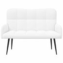 2-personers sofa Hvid 115 x 61 x 87 cm Stof