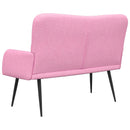 2-personers sofa Lyserød 115 x 61 x 87 cm Stof
