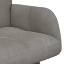 2-personers sofa Lysegrå 115 x 61 x 87 cm Fløjl