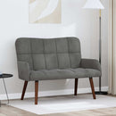 2-personers sofa Mørkegrå 115 x 61 x 87 cm Fløjl