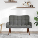 2-personers sofa Mørkegrå 115 x 61 x 87 cm Fløjl