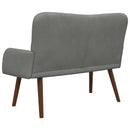 2-personers sofa Mørkegrå 115 x 61 x 87 cm Fløjl
