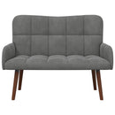 2-personers sofa Mørkegrå 115 x 61 x 87 cm Fløjl