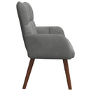 2-personers sofa Mørkegrå 115 x 61 x 87 cm Fløjl