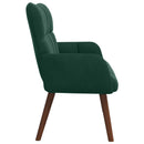 2-personers sofa Mørkegrøn 115 x 61 x 87 cm Fløjl
