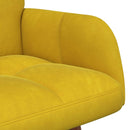 2-personers sofa Gul 115 x 61 x 87 cm Fløjl