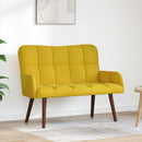 2-personers sofa Gul 115 x 61 x 87 cm Fløjl