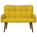 2-personers sofa Gul 115 x 61 x 87 cm Fløjl
