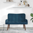 2-personers sofa Blå 115 x 61 x 87 cm Fløjl