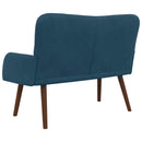 2-personers sofa Blå 115 x 61 x 87 cm Fløjl