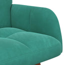 2-personers sofa Turkis 115 x 61 x 87 cm Fløjl