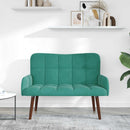 2-personers sofa Turkis 115 x 61 x 87 cm Fløjl