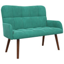 2-personers sofa Turkis 115 x 61 x 87 cm Fløjl