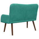 2-personers sofa Turkis 115 x 61 x 87 cm Fløjl