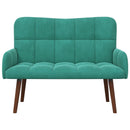 2-personers sofa Turkis 115 x 61 x 87 cm Fløjl