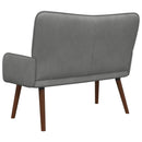 2-personers sofa Mørkegrå 115 x 61 x 87 cm Fløjl