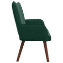 2-personers sofa Mørkegrøn 115 x 61 x 87 cm Fløjl