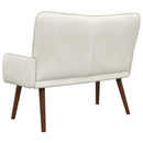 2-personers sofa Cremefarvet 115 x 61 x 87 cm Fløjl