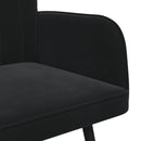 2-personers sofa Sort 115 x 61 x 87 cm Fløjl