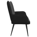 2-personers sofa Sort 115 x 61 x 87 cm Fløjl