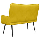 2-personers sofa Gul 115 x 61 x 87 cm Fløjl