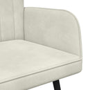 2-personers sofa Cremefarvet 115 x 61 x 87 cm Fløjl