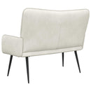 2-personers sofa Cremefarvet 115 x 61 x 87 cm Fløjl