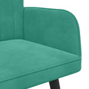 2-personers sofa Turkis 115 x 61 x 87 cm Fløjl