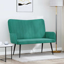 2-personers sofa Turkis 115 x 61 x 87 cm Fløjl