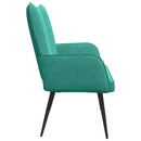 2-personers sofa Turkis 115 x 61 x 87 cm Fløjl