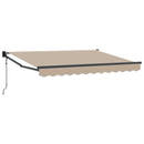 Elektrisk Utrækkelig Markise Beige 3,5 x 2 m