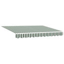 Manuel udtrækkelig markise med LED 3,5 x 2 m