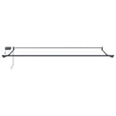 Manuel udtrækkelig markise med LED Anthracit og hvid 5 x 3 m