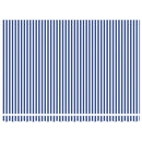 Manuel Utrækkelig Markise Blå og Hvid 4 × 3,5 m