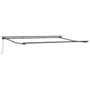 Manuel Utrækkelig Markise Gul og orange 4 × 3,5 m