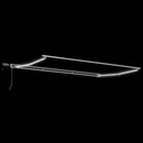 Manuel markise-ramme med LED-lys Creme og hvid 4 × 3,5 m