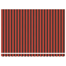 Manuel markise-ramme med LED-lys 5 x 3 m