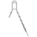Poolstige til delvist nedgravet pool 222 x 128 cm 5-trins
