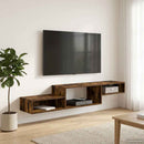 Væghængt TV Skab Vægmonteret Røget eg 150 x 28 x 26 cm