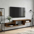 Væghængt TV Skab Vægmonteret Røget eg 150 x 28 x 26 cm