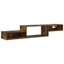 Væghængt TV Skab Vægmonteret Røget eg 150 x 28 x 26 cm