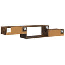 Væghængt TV Skab Vægmonteret Røget eg 150 x 28 x 26 cm