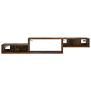 Væghængt TV Skab Vægmonteret Røget eg 150 x 28 x 26 cm