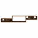 Væghængt TV Skab Vægmonteret Gammelt træ 150 x 28 x 26 cm