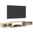 Væghængt TV Skab Vægmonteret Sonoma-eg 140 x 28 x 21 cm