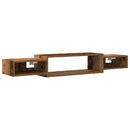 Væghængt TV Skab Vægmonteret Gammelt træ 140 x 28 x 21 cm